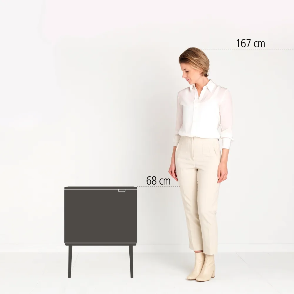 Brabantia Bo Touch Bin Afvalemmer 3 x 11 Liter - Confident Grey Best