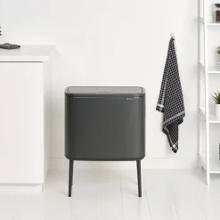 Brabantia Bo Touch Bin Afvalemmer 3 x 11 Liter - Confident Grey Best
