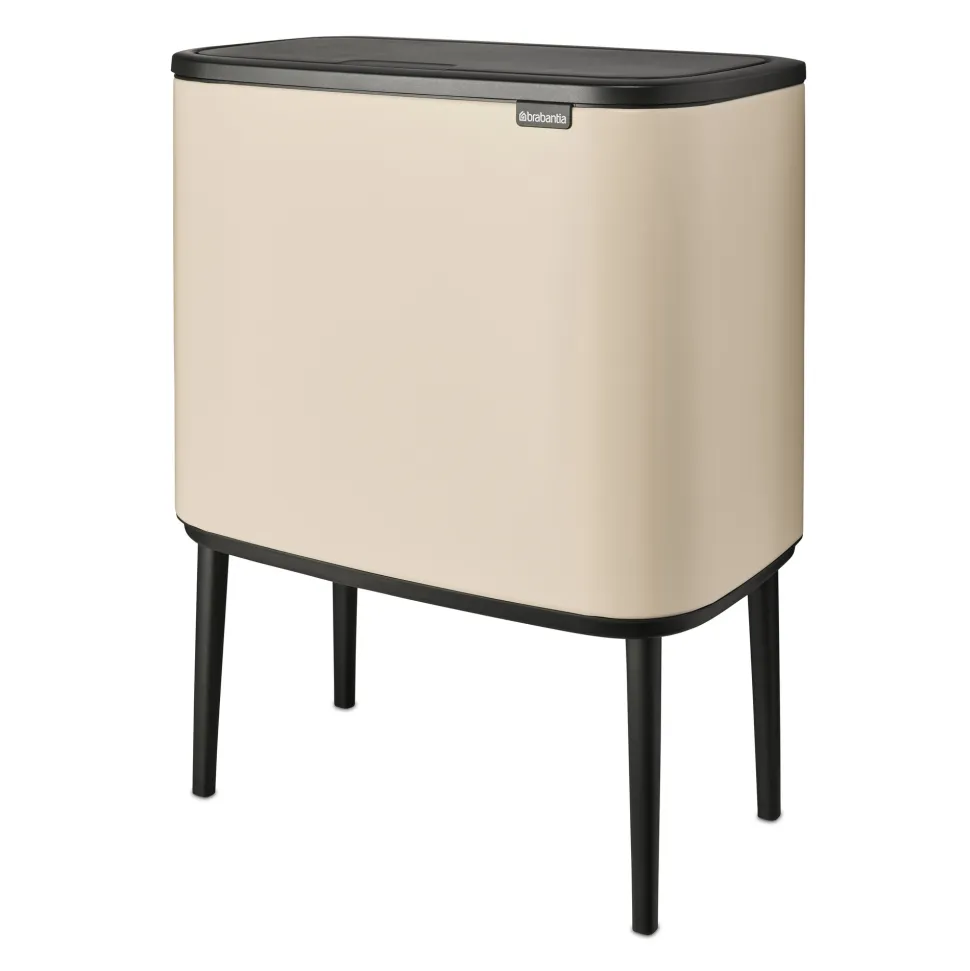 Brabantia Bo Touch Bin Afvalemmer 11 + 23 L - Soft Beige