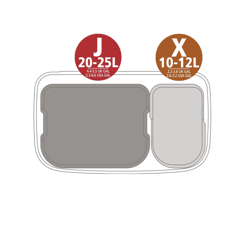Brabantia Bo Touch Bin Afvalemmer 11 + 23 L - Soft Beige