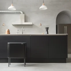 Brabantia Bo Touch Bin Afvalemmer 11 + 23 L - Zwart