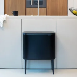 Brabantia Bo Touch Bin Afvalemmer 11 + 23 L - Zwart