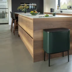 Brabantia Bo Touch Bin Afvalemmer 3 x 11 L - Pine Green