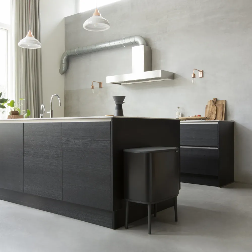 Brabantia Bo Touch Bin Afvalemmer 3 x 11 L - Zwart Best