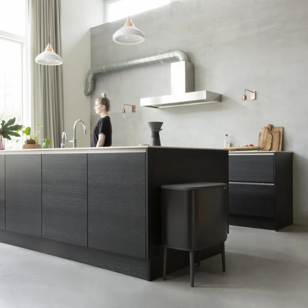 Brabantia Bo Touch Bin Afvalemmer 3 x 11 L - Zwart Best