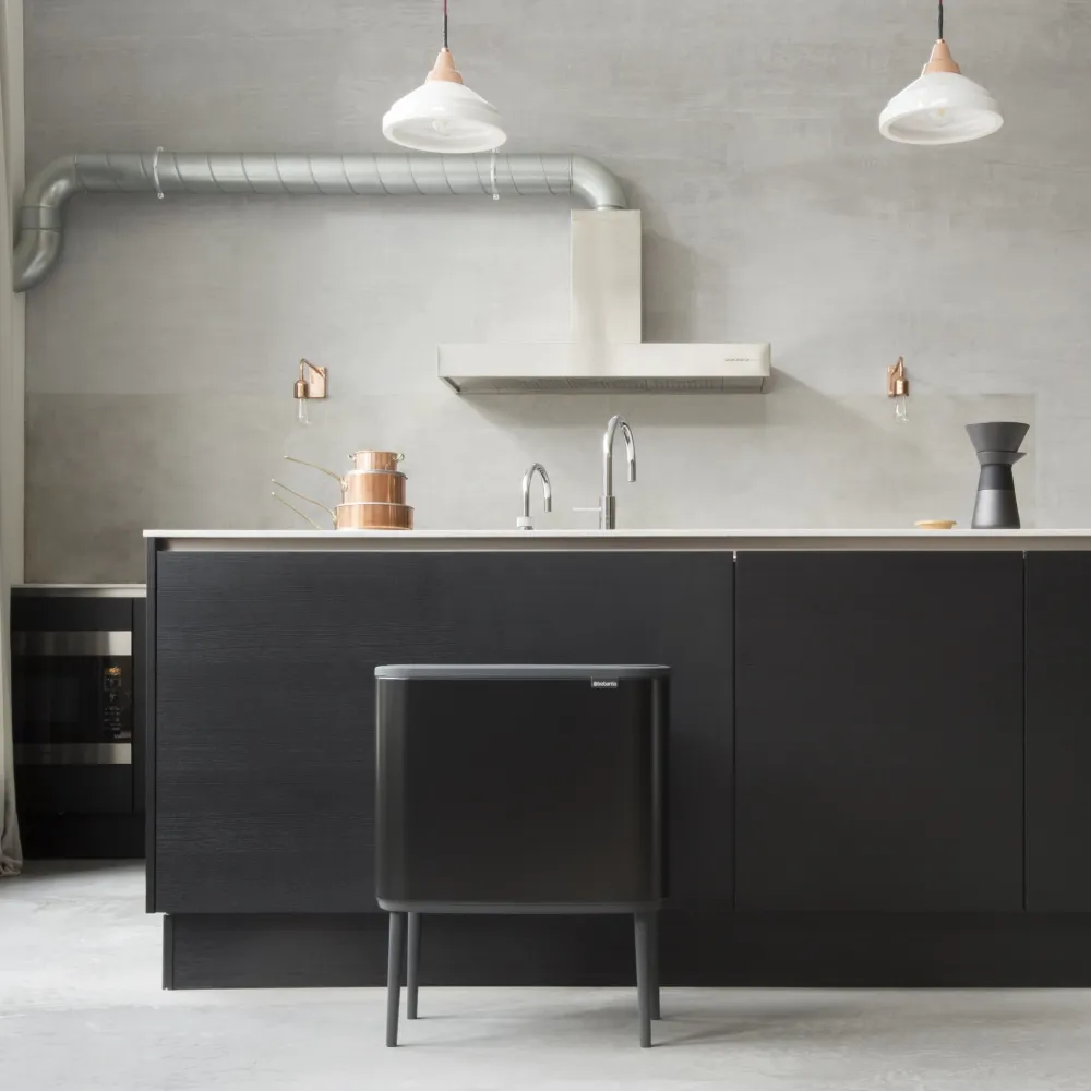 Brabantia Bo Touch Bin Afvalemmer 3 x 11 L - Zwart Best