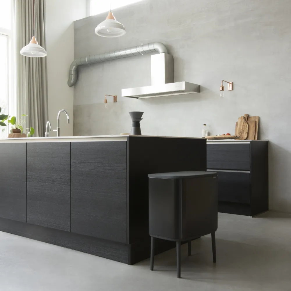 Brabantia Bo Touch Bin Afvalemmer 3 x 11 L - Zwart Best