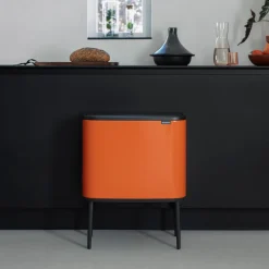 Brabantia Bo Touch Bin Afvalemmer 34 Liter (11+23 Liter) - Orange