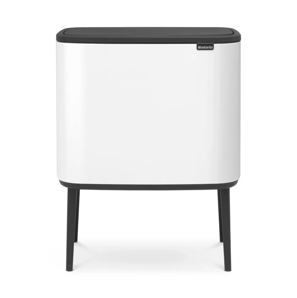 Brabantia Bo Touch Bin Afvalemmer 11 + 23 L - Wit