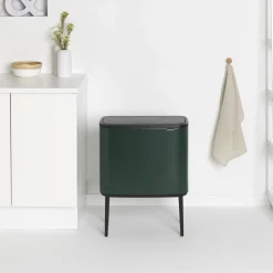 Brabantia Bo Touch Bin Afvalemmer 11 + 23 L - Pine Green