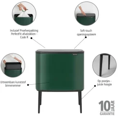 Brabantia Bo Touch Bin Afvalemmer 36 Liter - 288443