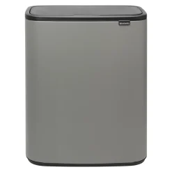 Brabantia Bo Touch Bin Afvalemmer 2 x 30 L - Mineral Concrete Grey Outlet