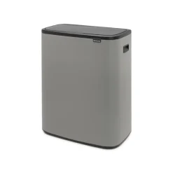 Brabantia Bo Touch Bin Afvalemmer 2 x 30 L - Mineral Concrete Grey Outlet