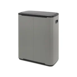 Brabantia Bo Touch Bin Afvalemmer 2 x 30 L - Mineral Concrete Grey Outlet