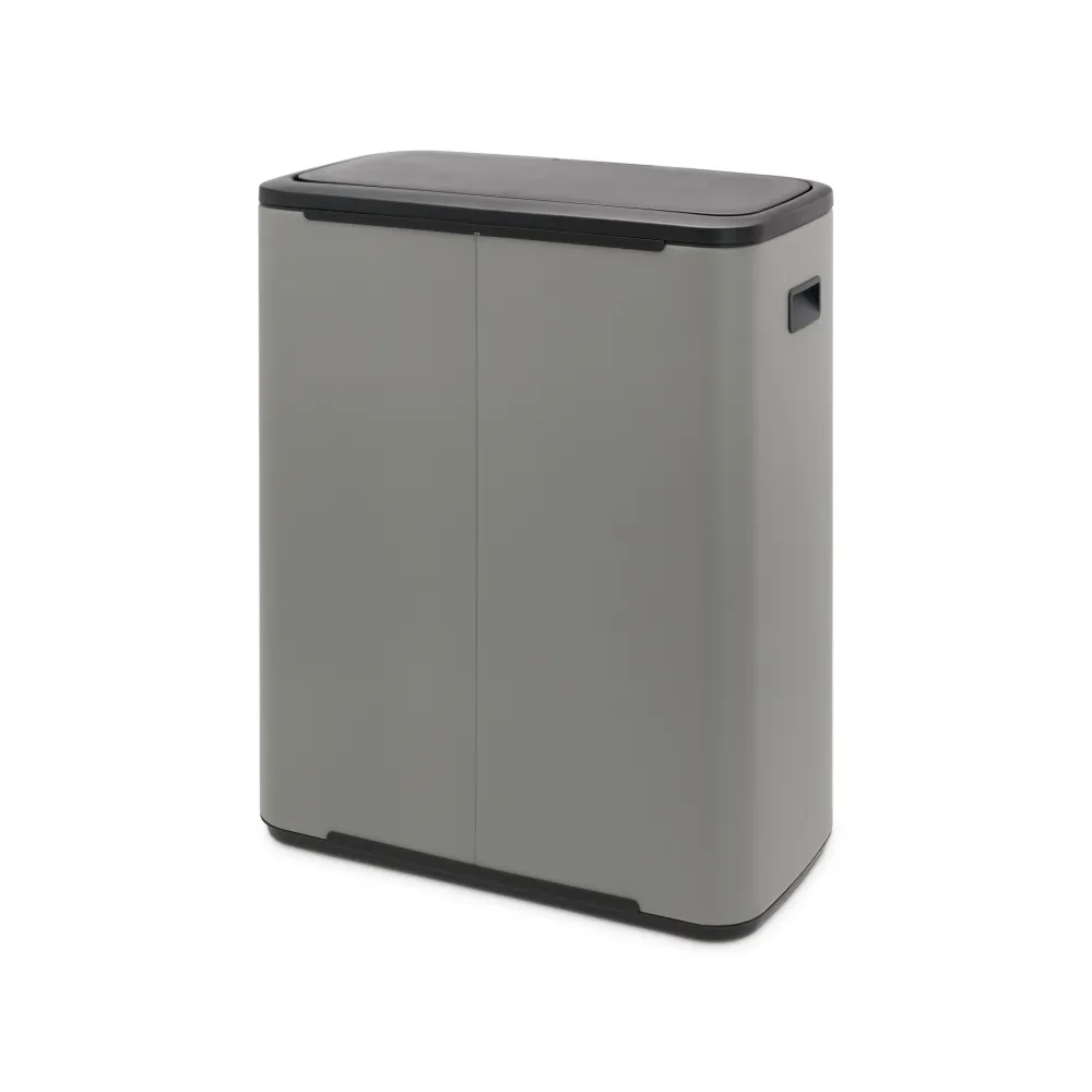 Brabantia Bo Touch Bin Afvalemmer 2 x 30 L - Mineral Concrete Grey Outlet