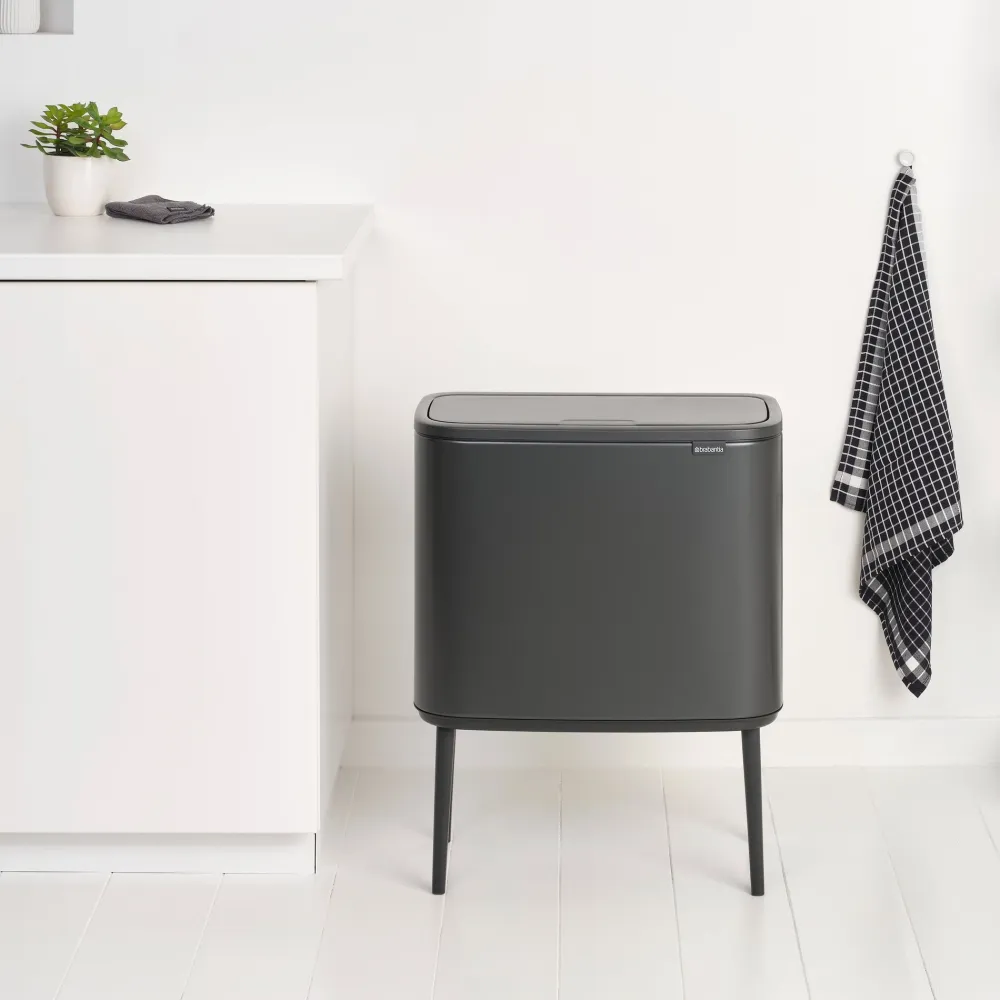 Brabantia Bo Touch Bin Afvalemmer 36 Liter - Confident Grey Online