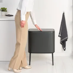 Brabantia Bo Touch Bin Afvalemmer 36 Liter - Confident Grey Online