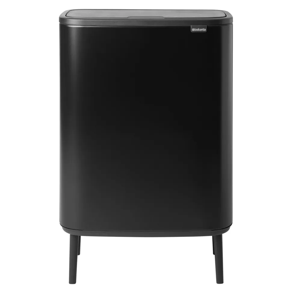 Brabantia Bo Touch Bin Hi Afvalemmer 2 x 30 L - Zwart