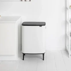 Brabantia Bo Touch Bin Hi Afvalemmer 2 x 30 L - Wit Outlet