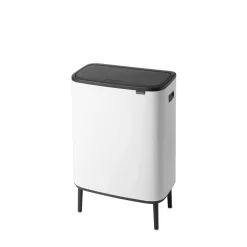 Brabantia Bo Touch Bin Hi Afvalemmer 2 x 30 L - Wit Outlet