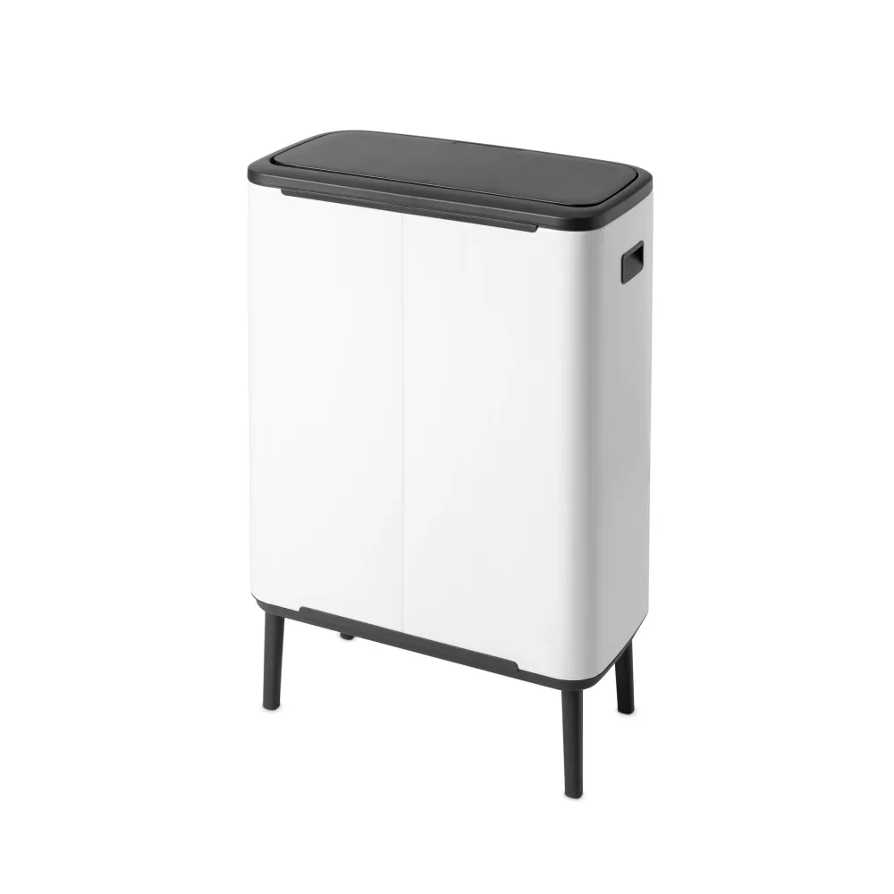 Brabantia Bo Touch Bin Hi Afvalemmer 2 x 30 L - Wit Outlet