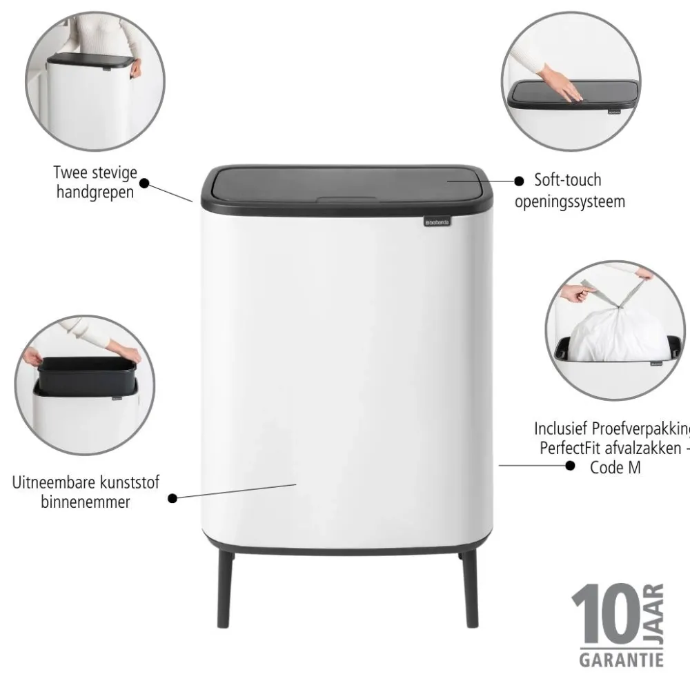 Brabantia Bo Touch Bin Hi 60 Liter - 253798 Discount