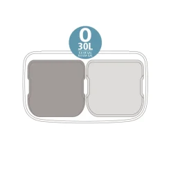 Brabantia Bo Touch Bin Hi 60 Liter (2x30 Liter) Discount