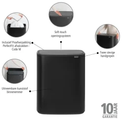 Brabantia Bo Touch Bin 60 Liter - 253790 Online