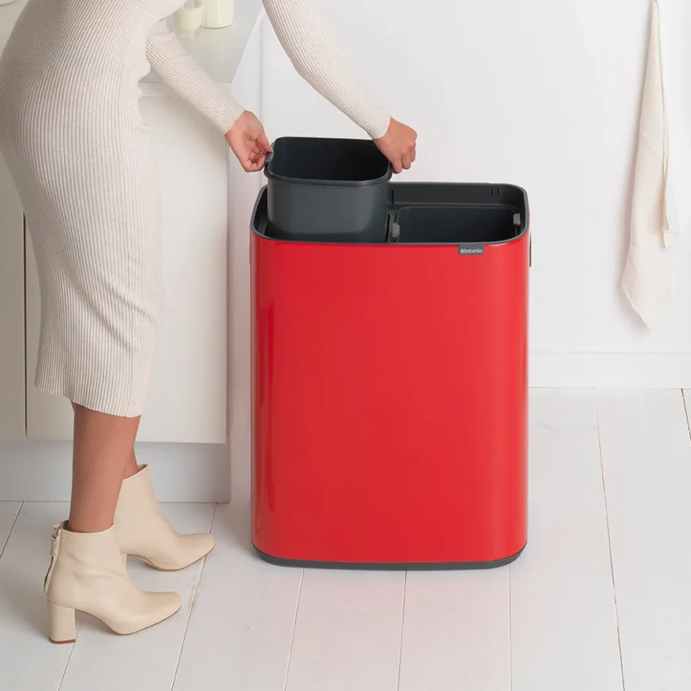 Brabantia Bo Touch Bin 60 Liter (2x30 Liter)