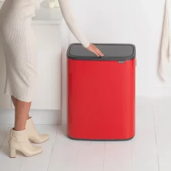 Brabantia Bo Touch Bin 60 Liter (2x30 Liter)
