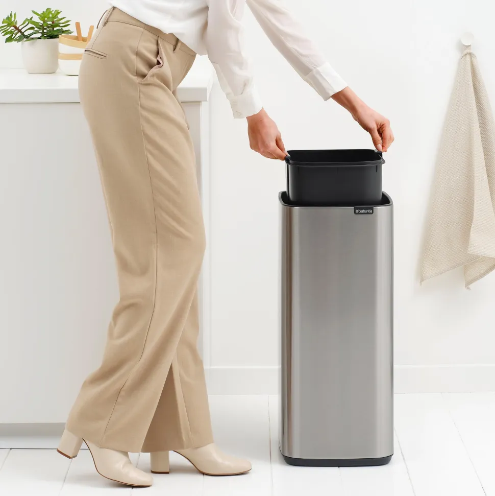 Brabantia Bo Touch Bin Prullenbak 30 L - Matt Steel