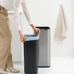Brabantia Bo Touch Bin Prullenbak 30 L - Matt Steel