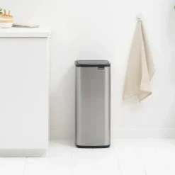 Brabantia Bo Touch Bin Prullenbak 30 L - Matt Steel
