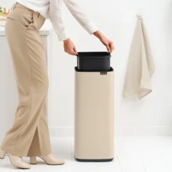 Brabantia Bo Touch Bin Prullenbak 30 L - Soft Beige