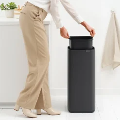 Brabantia Bo Touch Bin Prullenbak 30 L - Mineral Infinite Grey