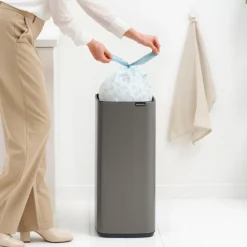 Brabantia Bo Touch Bin Prullenbak Platinum 30 liter