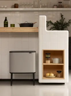 Brabantia Bo Touch Bin Prullenbak Soft Grey