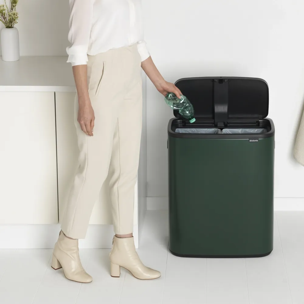 Brabantia Bo Touch Bin 2 x 30 L - Pine Green Hot