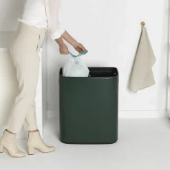 Brabantia Bo Touch Bin 2 x 30 L - Pine Green Hot