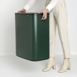 Brabantia Bo Touch Bin 2 x 30 L - Pine Green Hot
