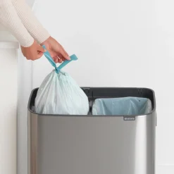Brabantia Bo Touch Bin 2 x 30 L - Vingerafdrukvrij - Zilver Online