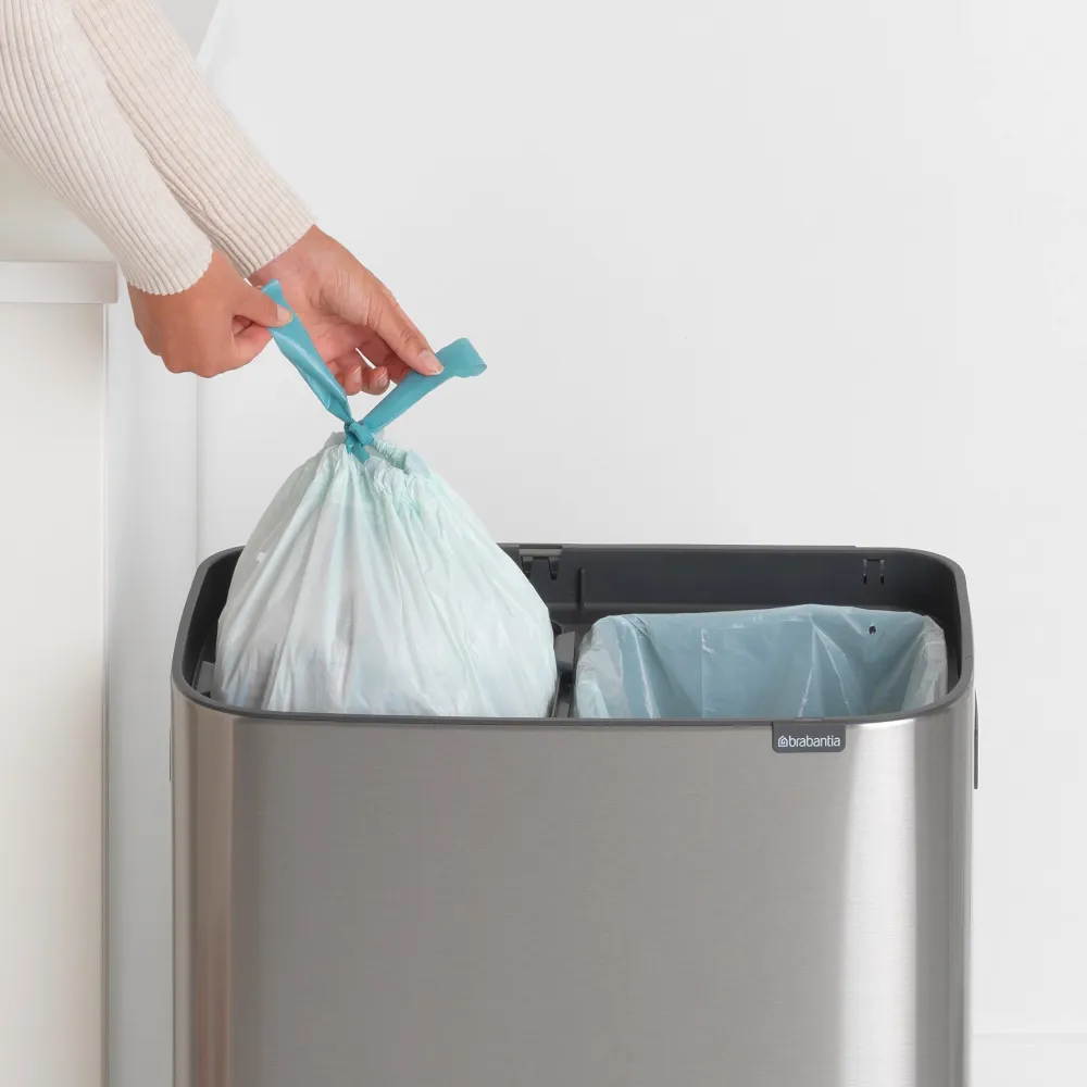 Brabantia Bo Touch Bin 2 x 30 L - Vingerafdrukvrij - Zilver Online