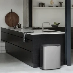 Brabantia Bo Touch Bin 2 x 30 L - Vingerafdrukvrij - Zilver Online