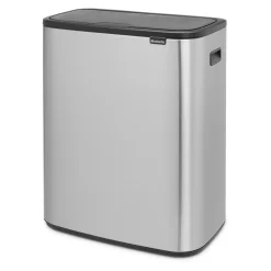 Brabantia Bo Touch Bin 2 x 30 L - Vingerafdrukvrij - Zilver Online