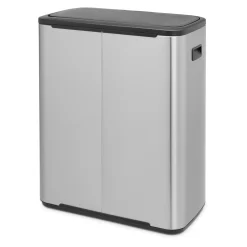 Brabantia Bo Touch Bin 2 x 30 L - Vingerafdrukvrij - Zilver Online