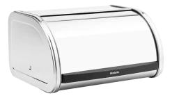 Brabantia Broodtrommel Brilliant Steel met Schuifdeksel Medium