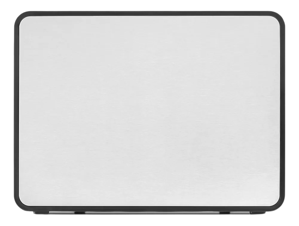 Brabantia Broodtrommel Matt Steel met klepdeksel New