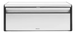 Brabantia Broodtrommel Matt Steel met klepdeksel New