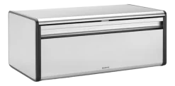 Brabantia Broodtrommel Matt Steel met klepdeksel New