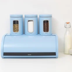 Brabantia Broodtrommel met schuifdeksel - Dreamy Blue